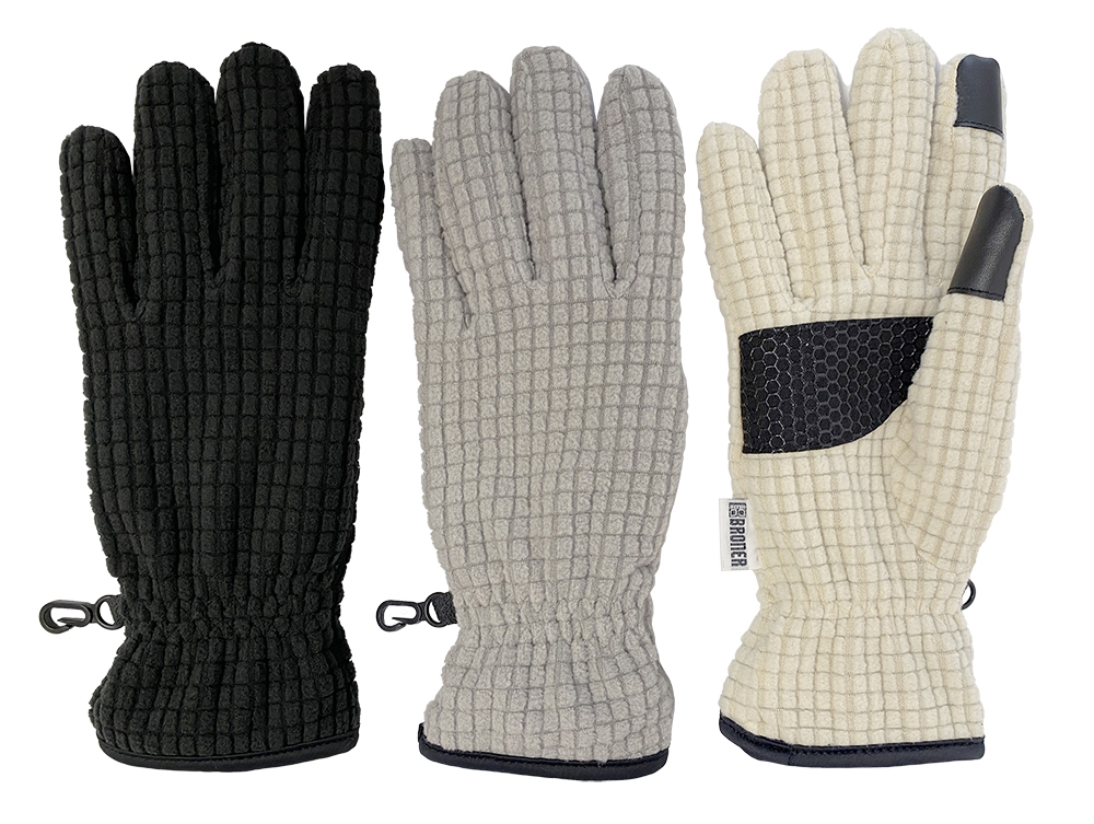 Icy Grip Plus Textured Fleece Driving Glove - Gloves & Mittens